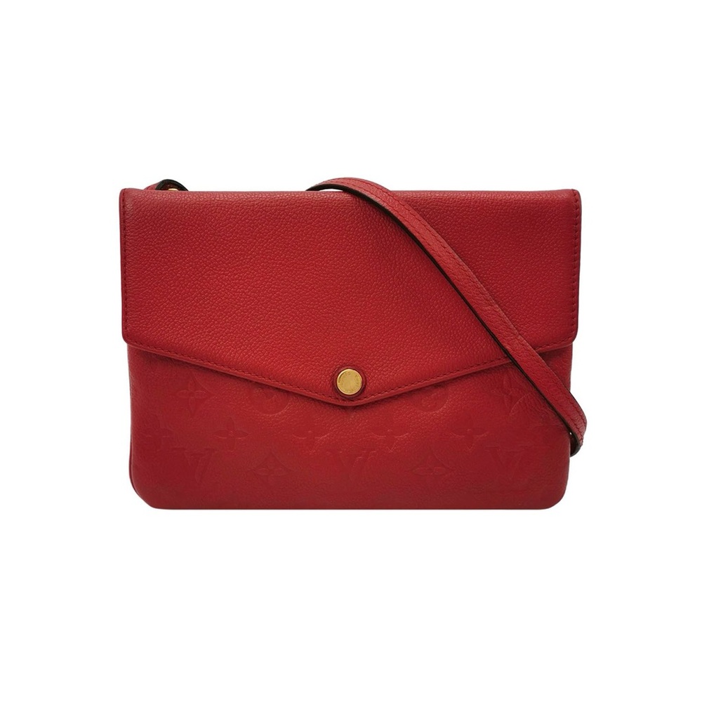 Louis Vuitton Twinset Leather Crossbody Bag